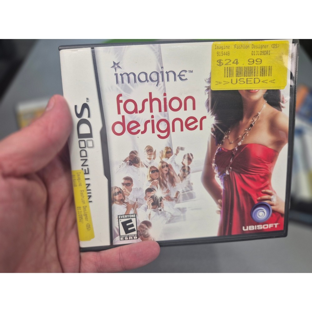 Imagine Fashion Designer‎ Nintendo DS Game CIB Ubisoft 2007 NTR-TFNE-USA